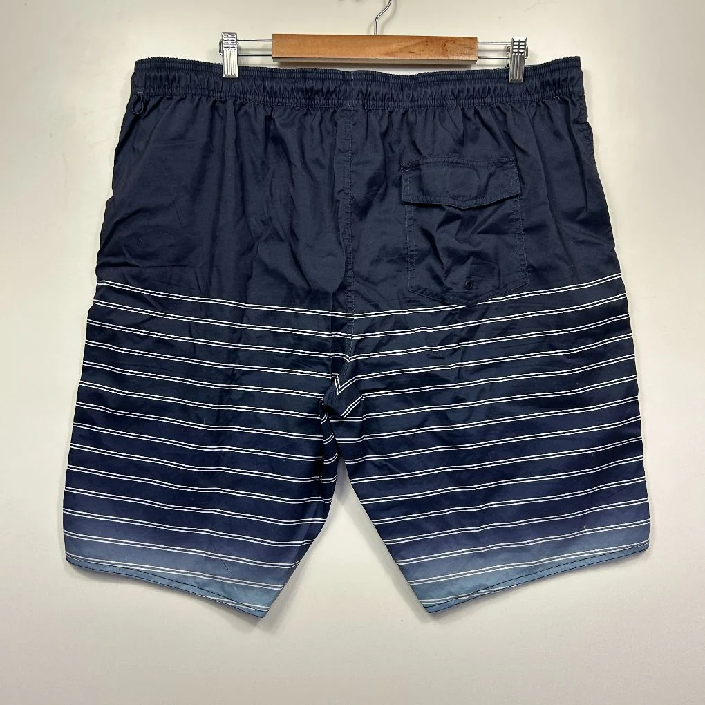Target Navy Stripe Mens Board Shorts - Size 3XL - Image 2