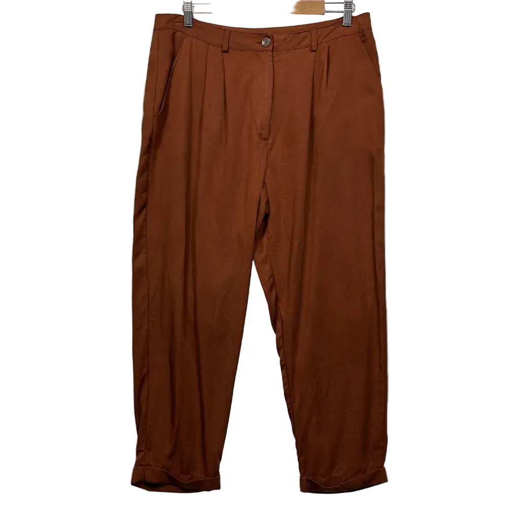 Target Rust Lyocell Trousers - Size 16