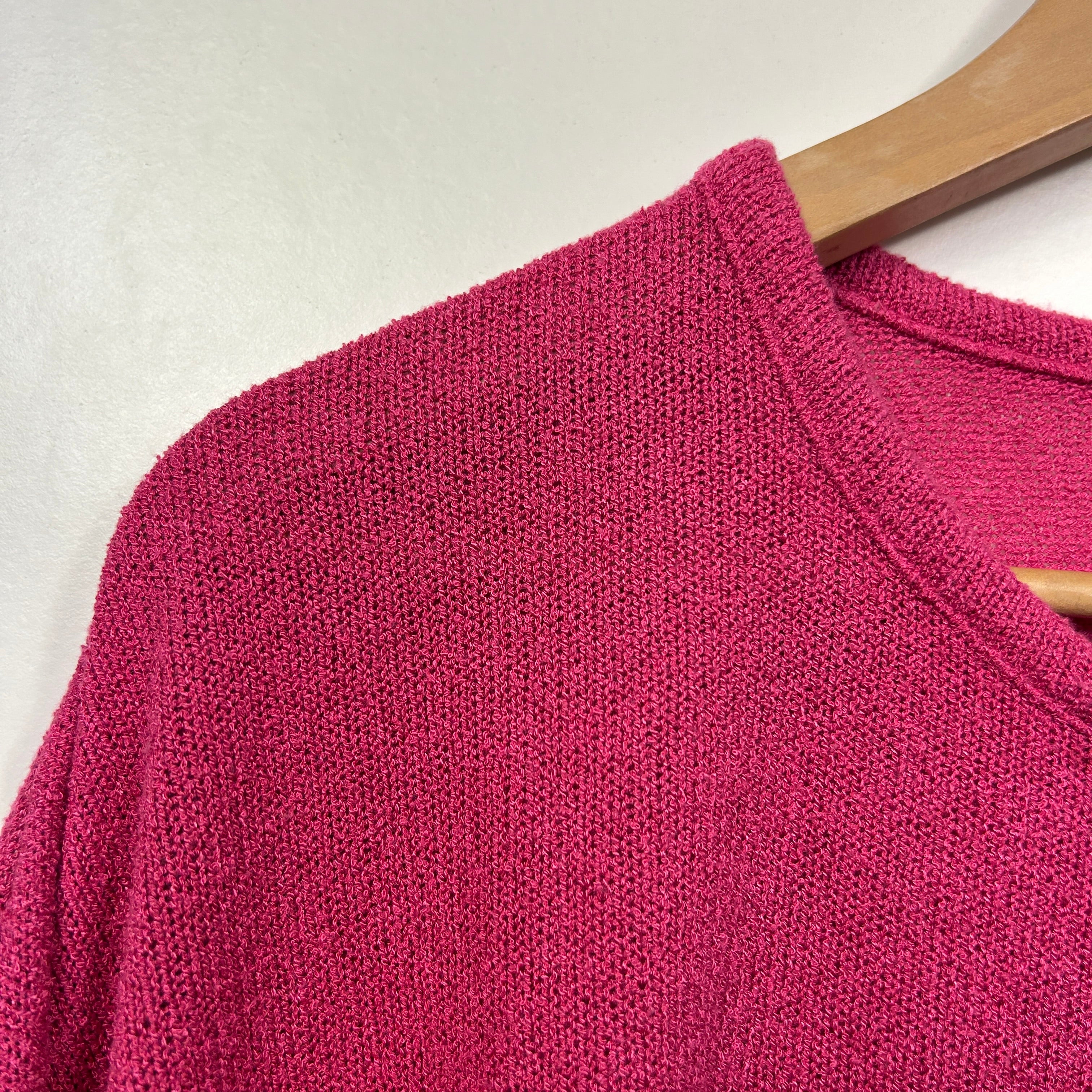 Target Woman Pink Textured Knit Top - Size XL - Image 3