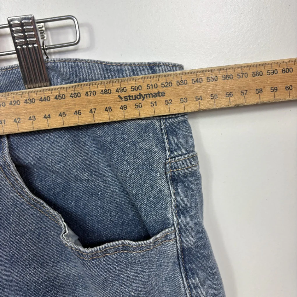 Blue Denim Skirt - Size 4XL - Image 6