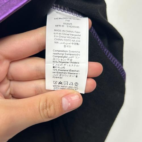 Purple Satin Skater Skirt - Size 1XL - Image 3