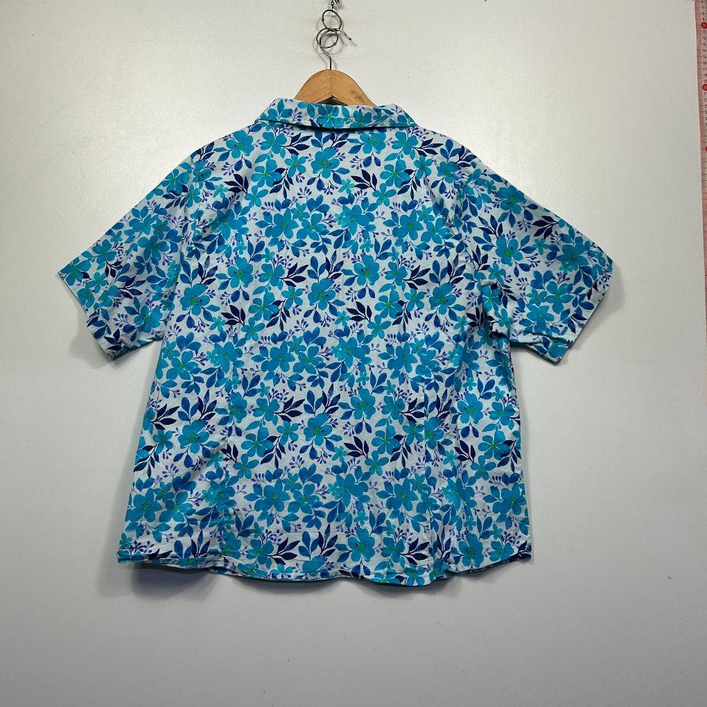 Victoria Hill Blue Cotton Shirt - Size 20 - Image 4