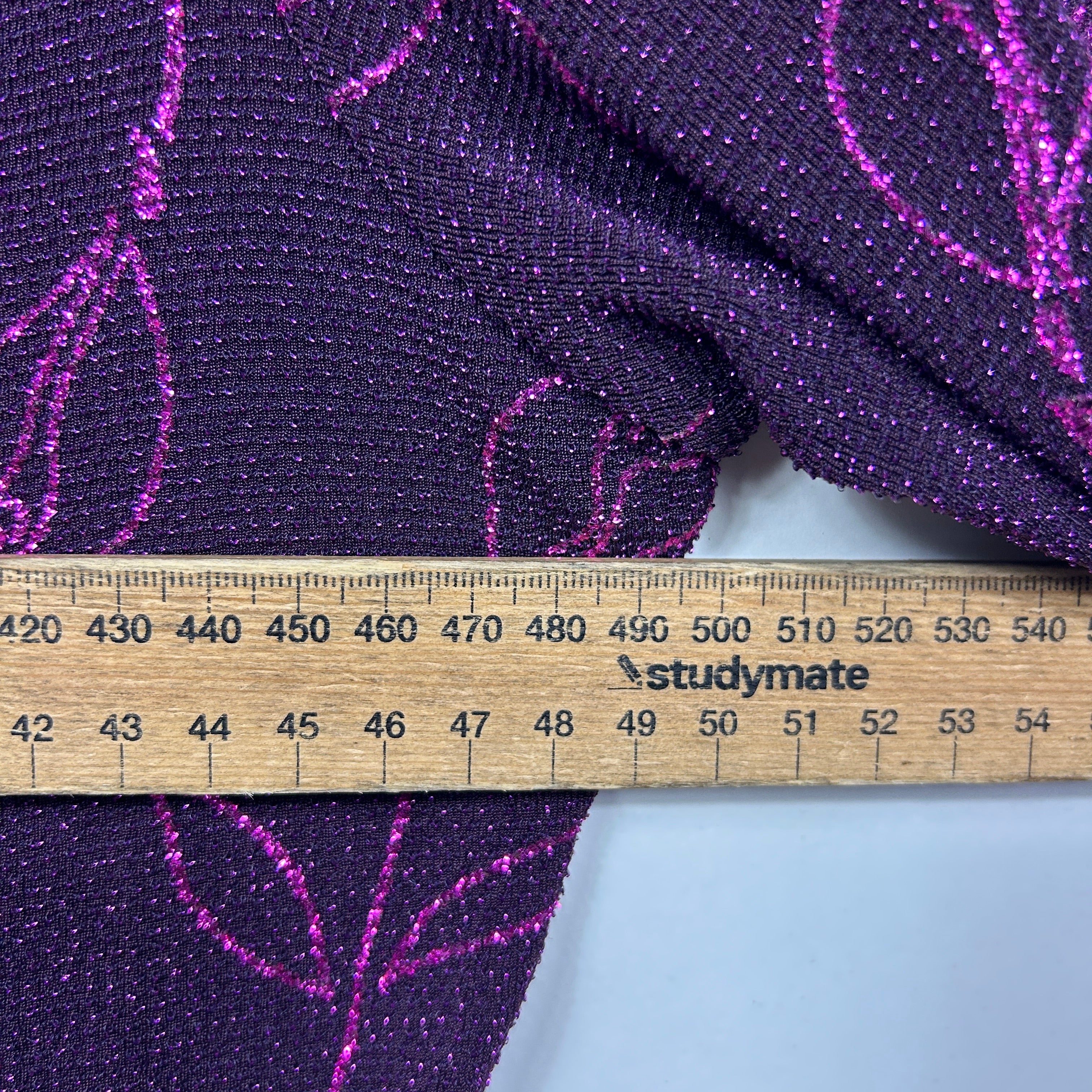VIntage Millers Purple Sparkly Top - Size 16 - Image 5