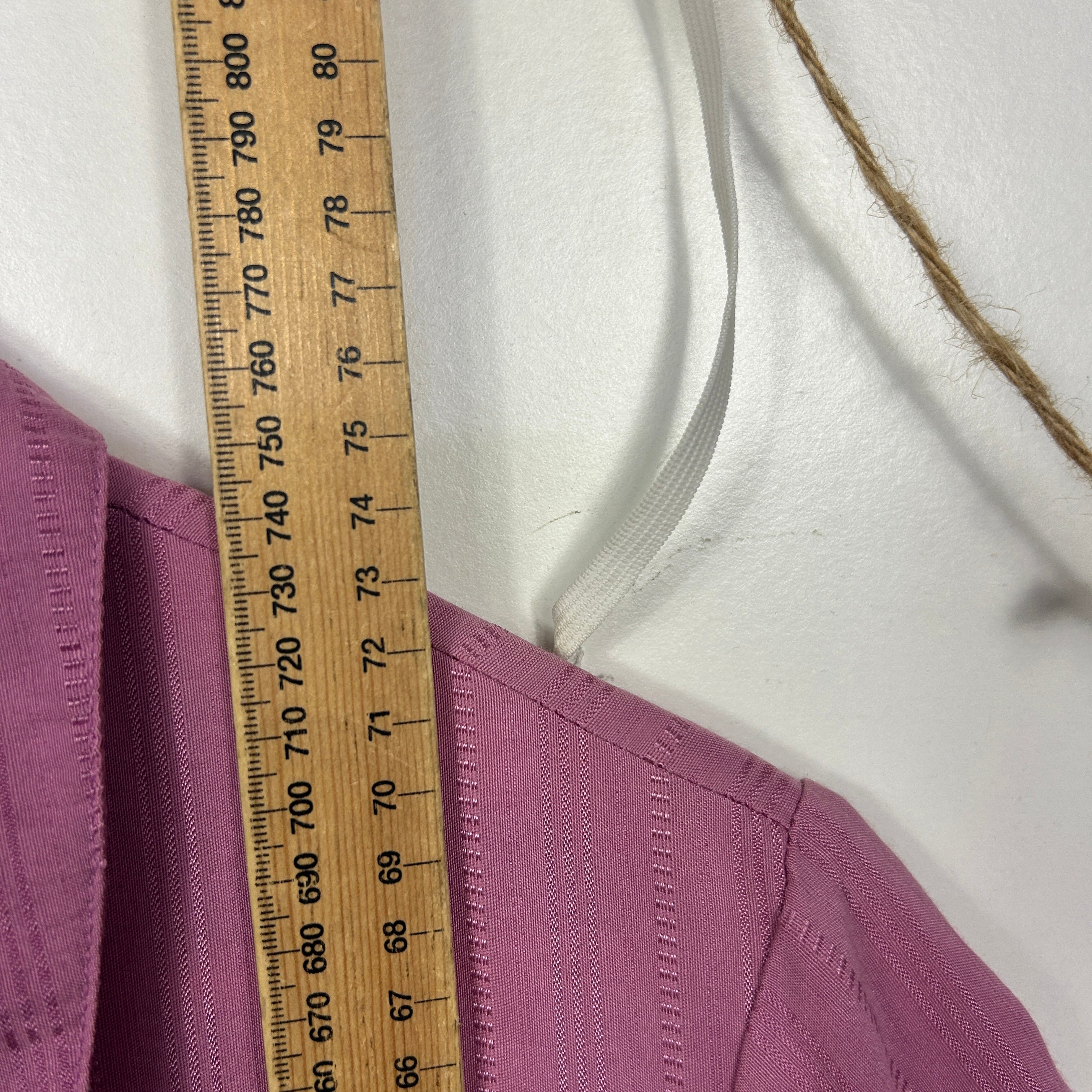 Vintage Target Mauve Textured Button-Up Shirt - Size 18 - Image 6