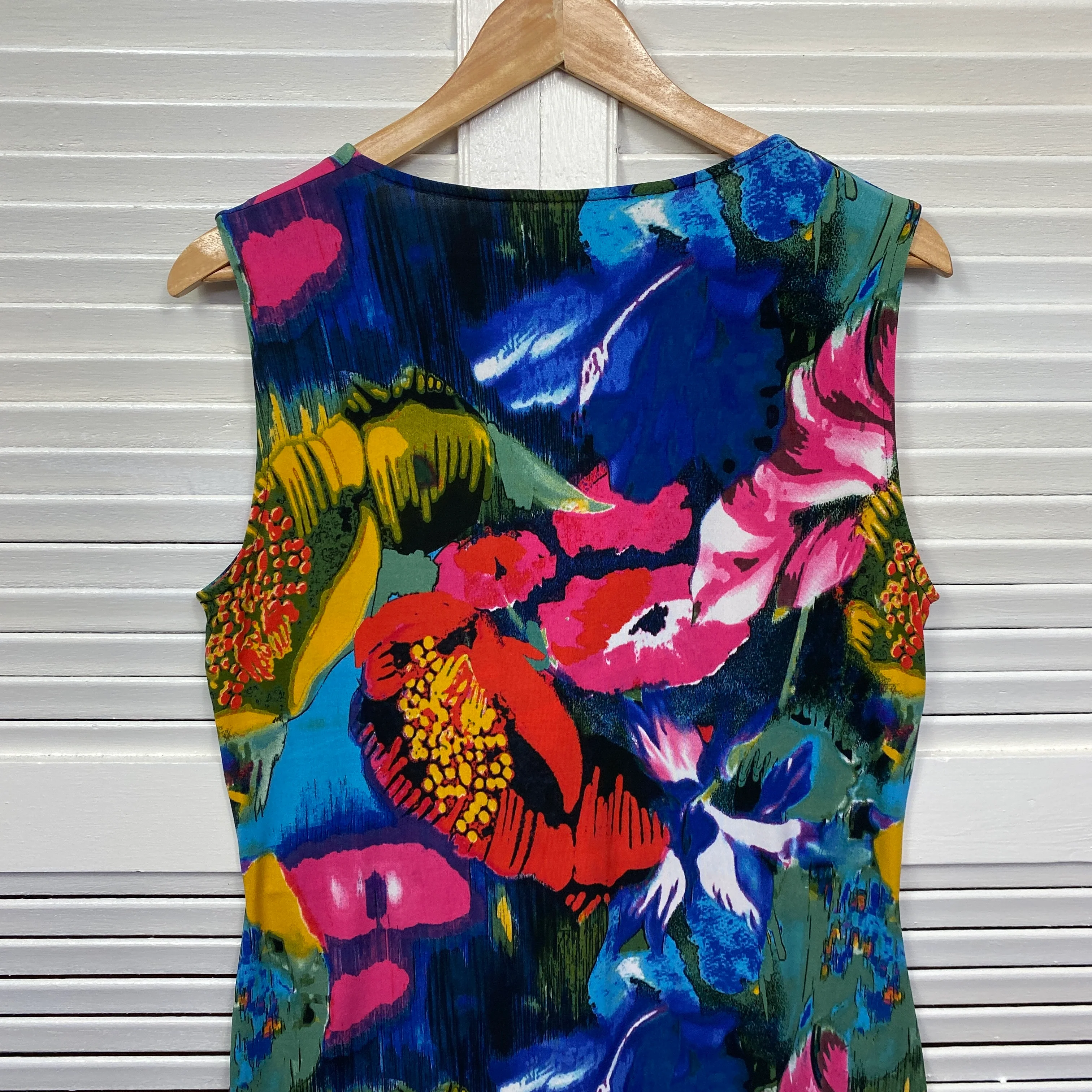 Virtuelle Maxi Dress Size 12 14 XXS Multicoloured Sleeveless - Image 6