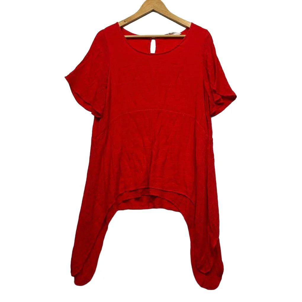 Virtuelle Red Asymmetric Top - Size 12