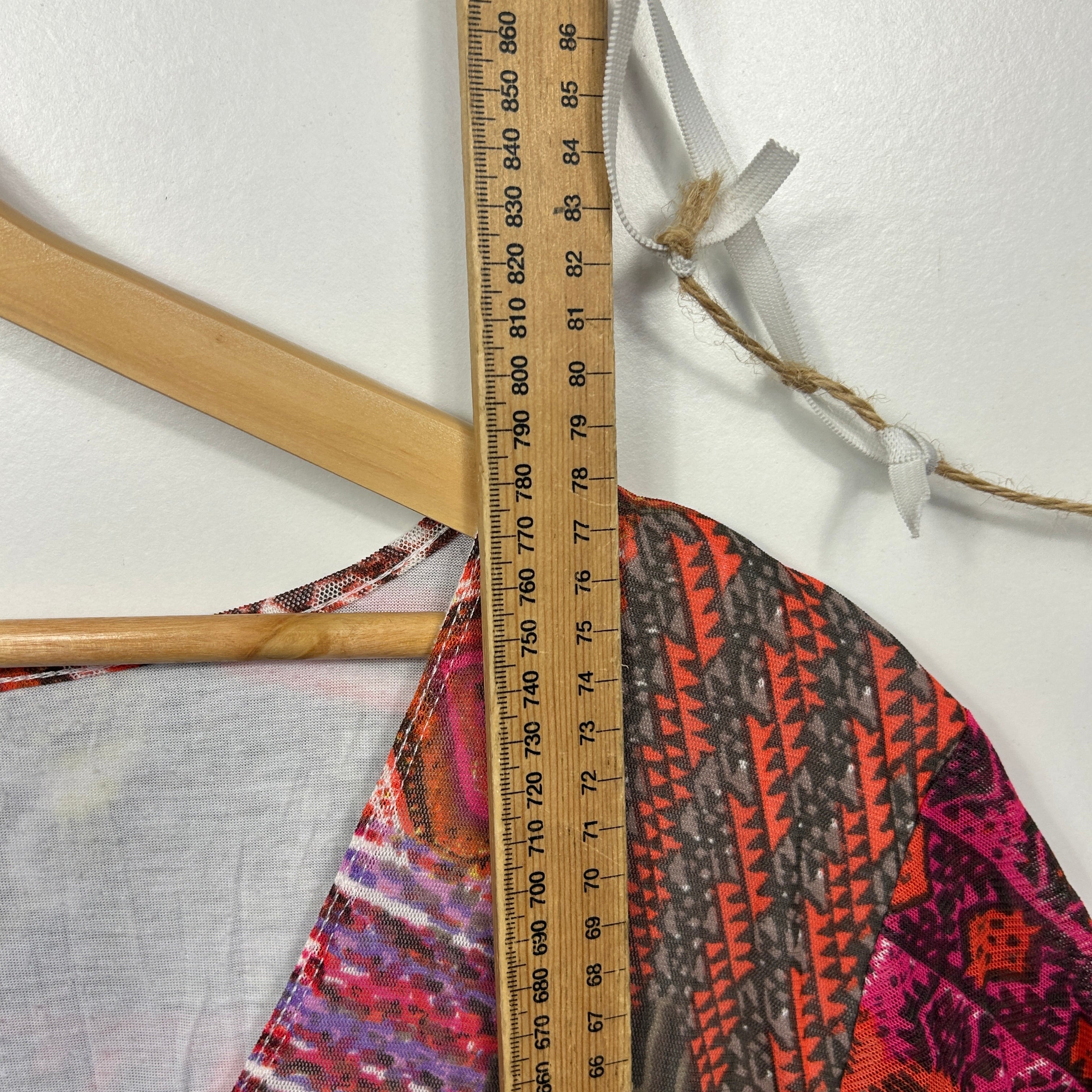 W.Lane Multicoloured Patchwork Print Top - Size XXL - Image 4