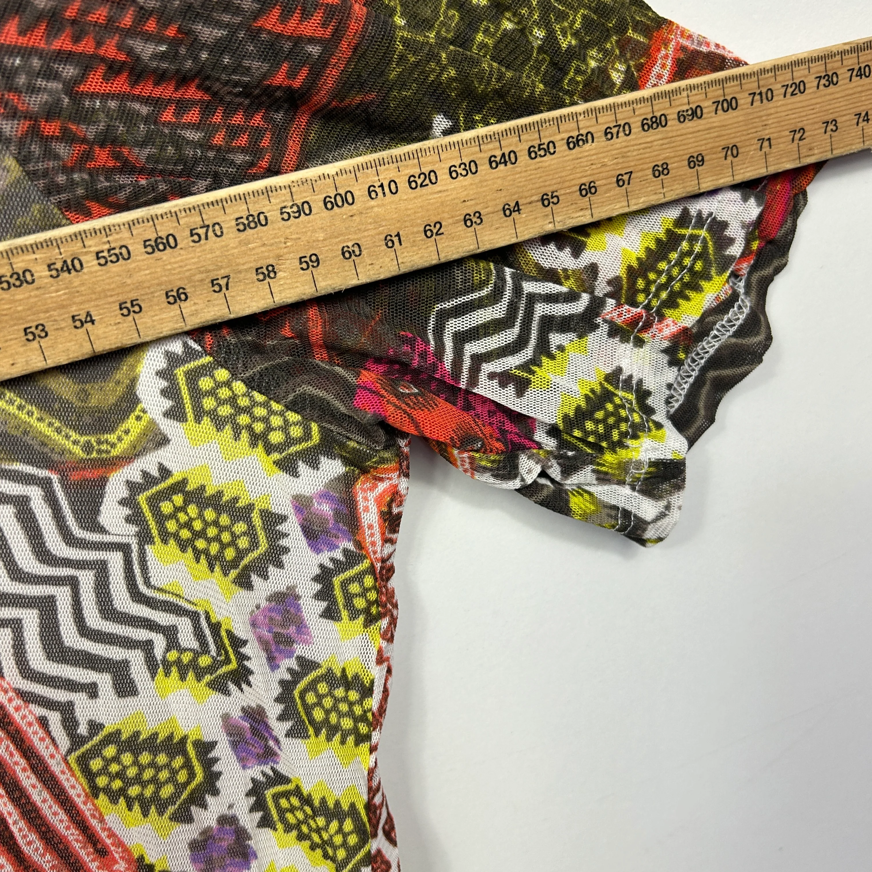 W.Lane Multicoloured Patchwork Print Top - Size XXL - Image 5