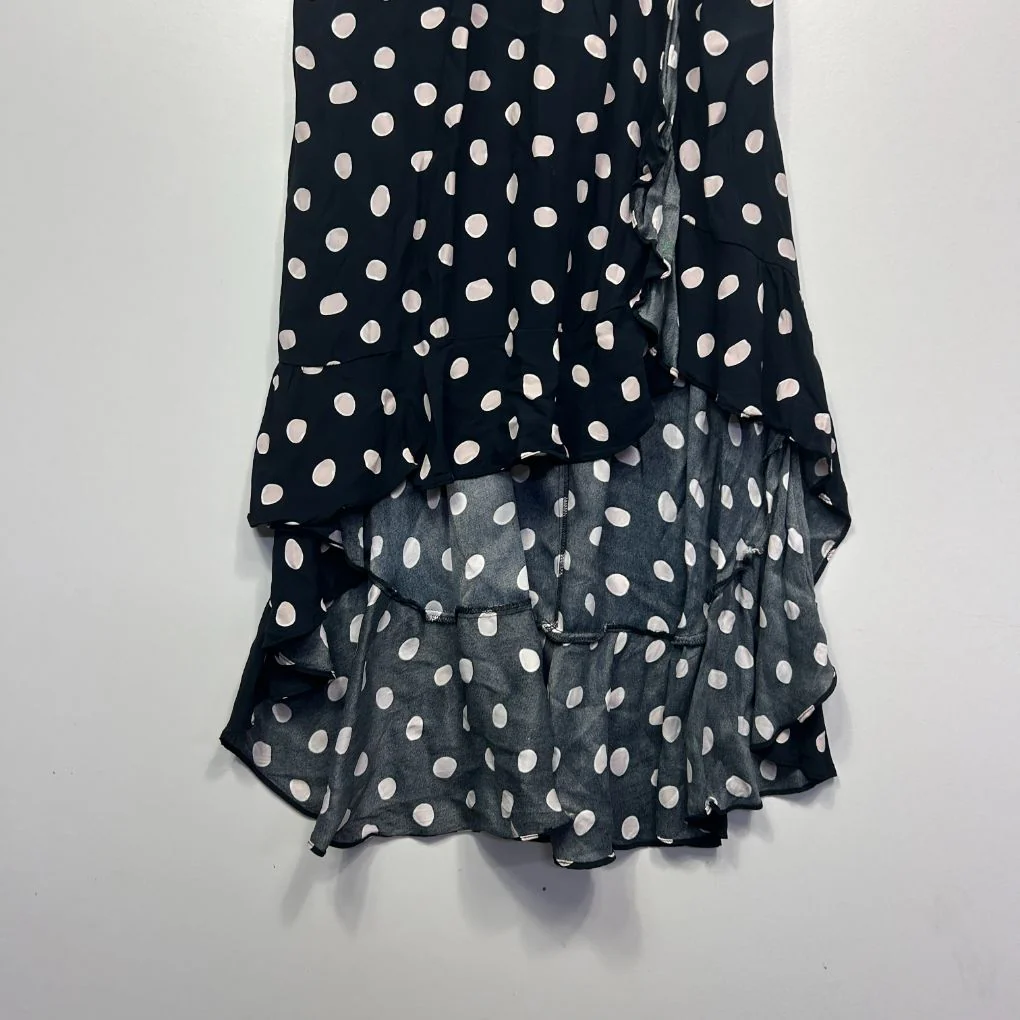 Wayne Cooper Black Polka Dot Dress - Size 16 - Image 3