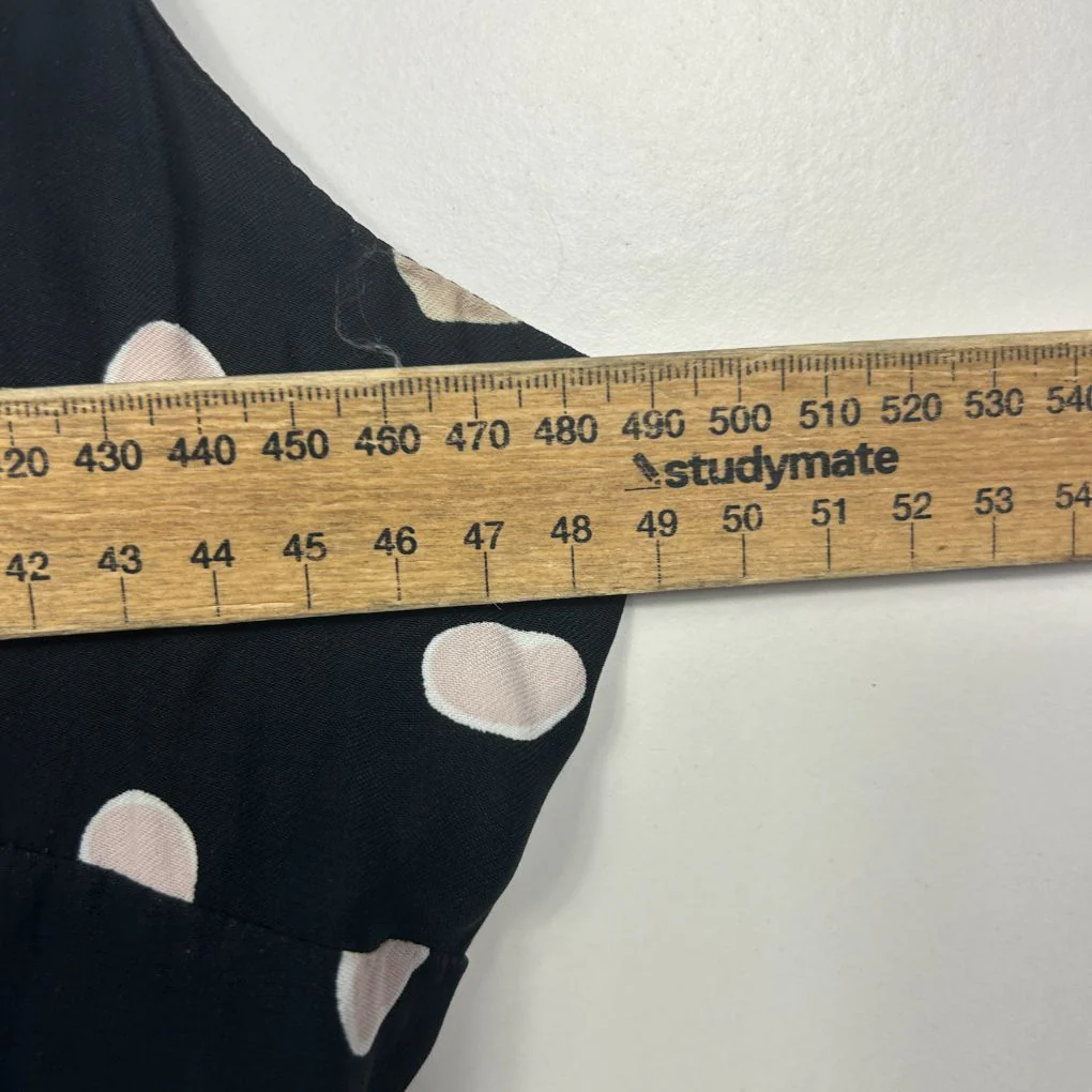 Wayne Cooper Black Polka Dot Dress - Size 16 - Image 8