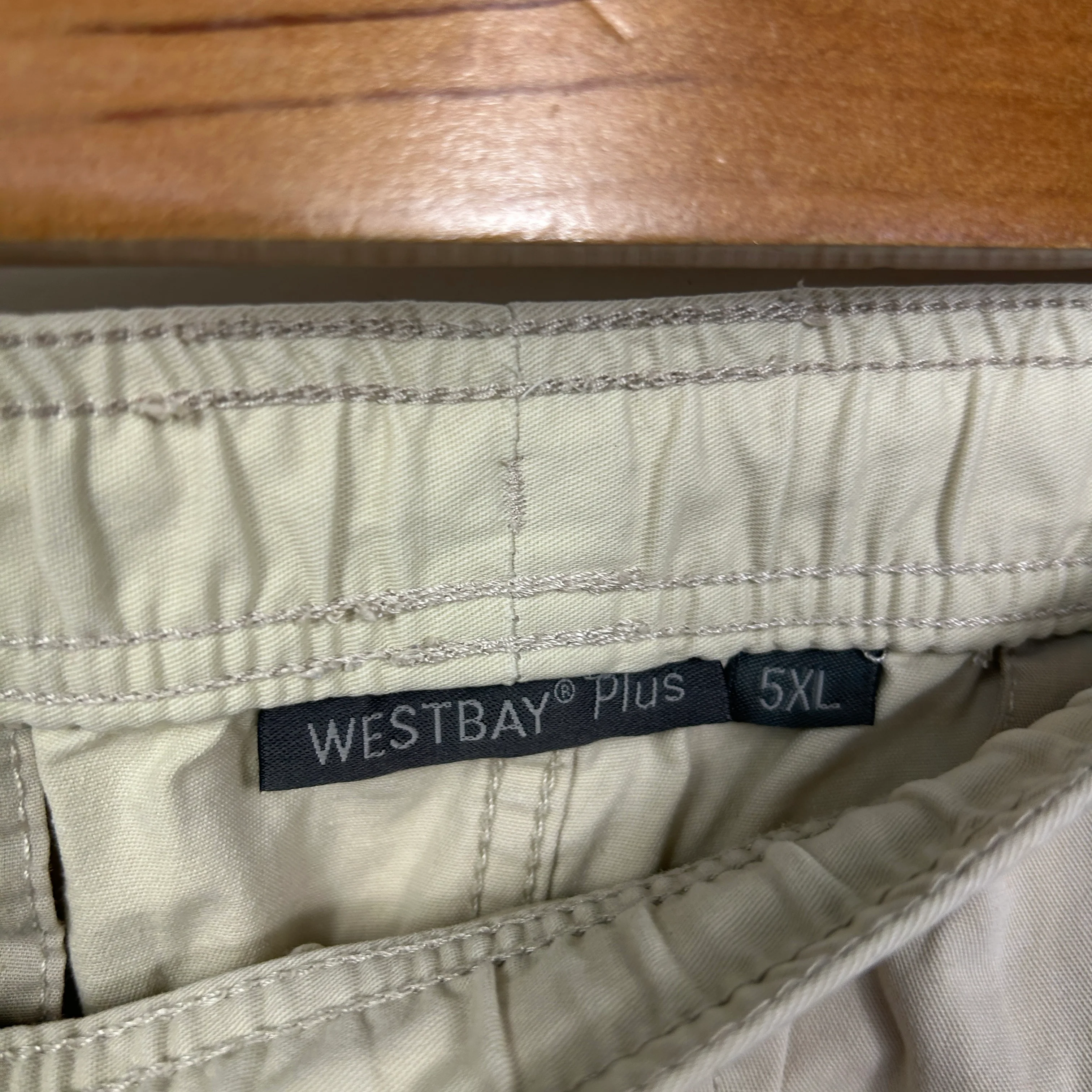Westbay Beige Cargo Shorts - Size 5XL - Image 3
