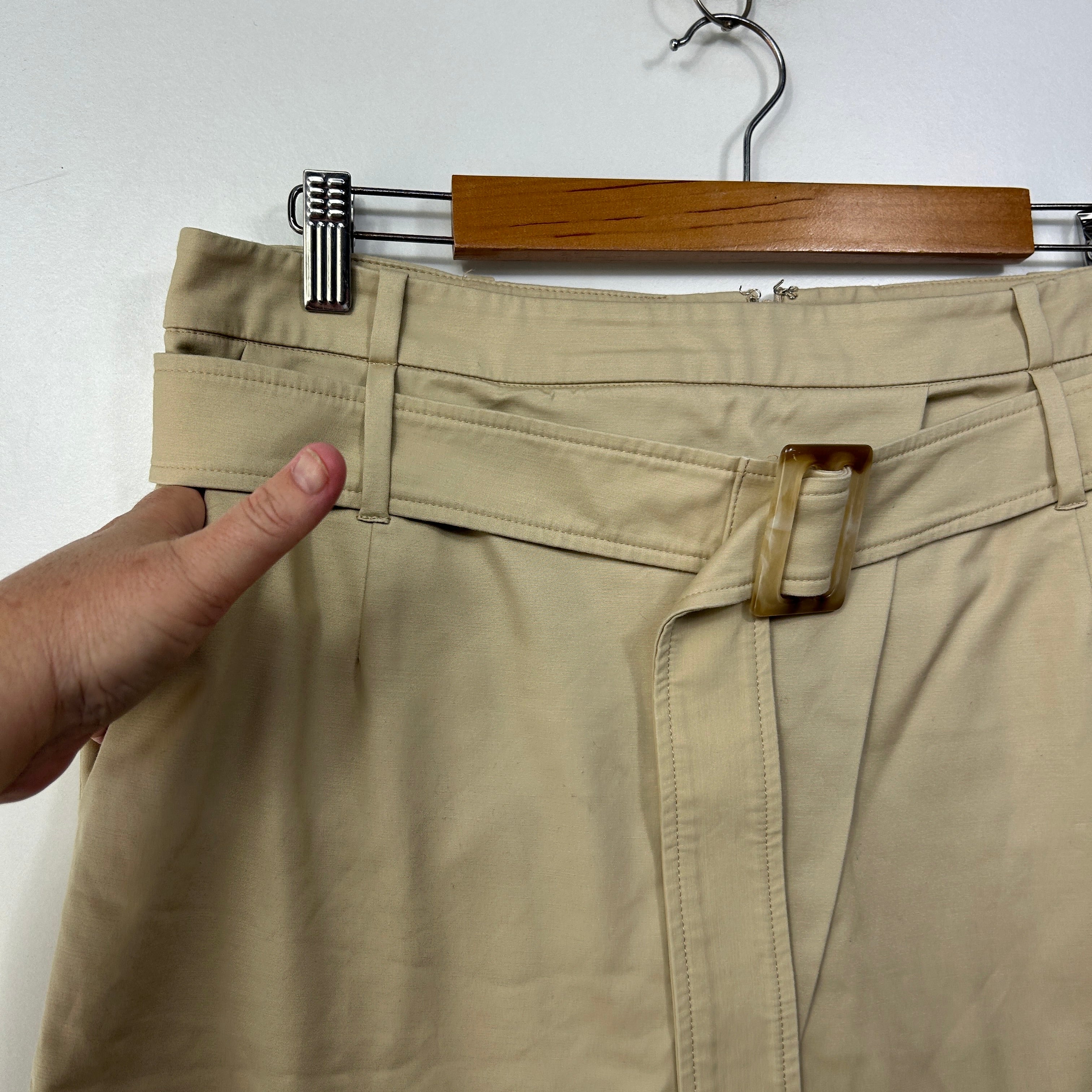 Witchery Beige Skirt - Size 14 - Image 2