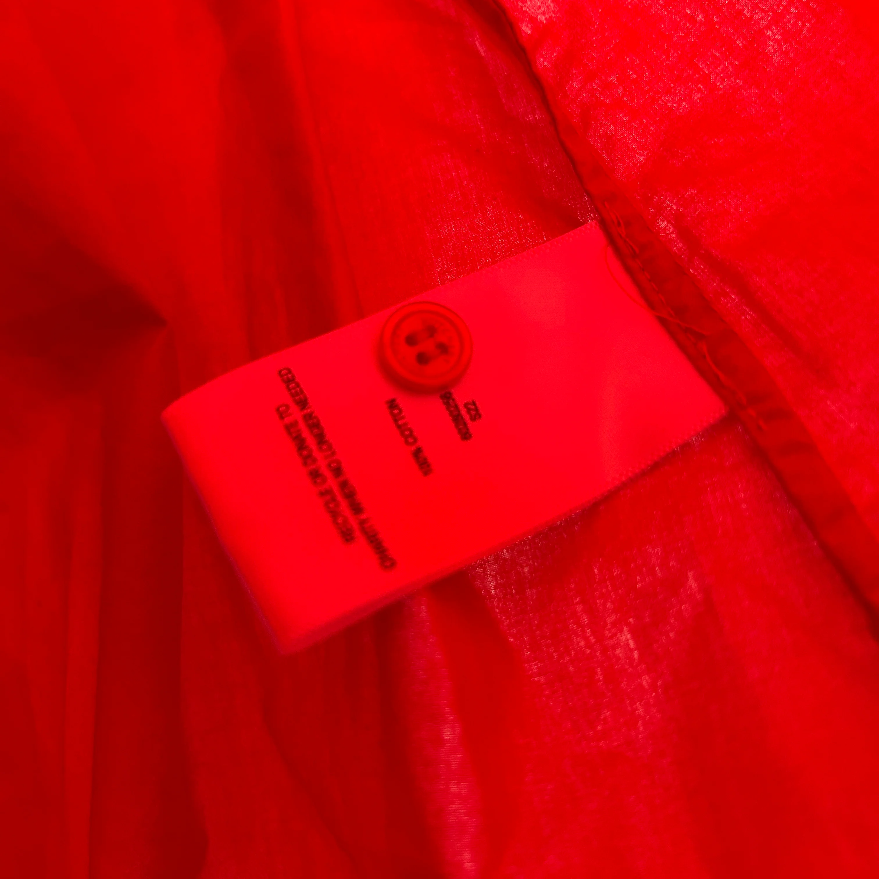 Witchery Red Button Up Shirt - Size 14 - Image 3