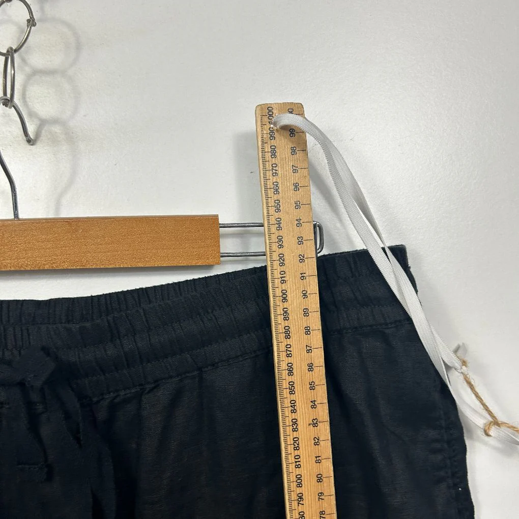 Target Black Linen Pants - Size 14 - Image 6
