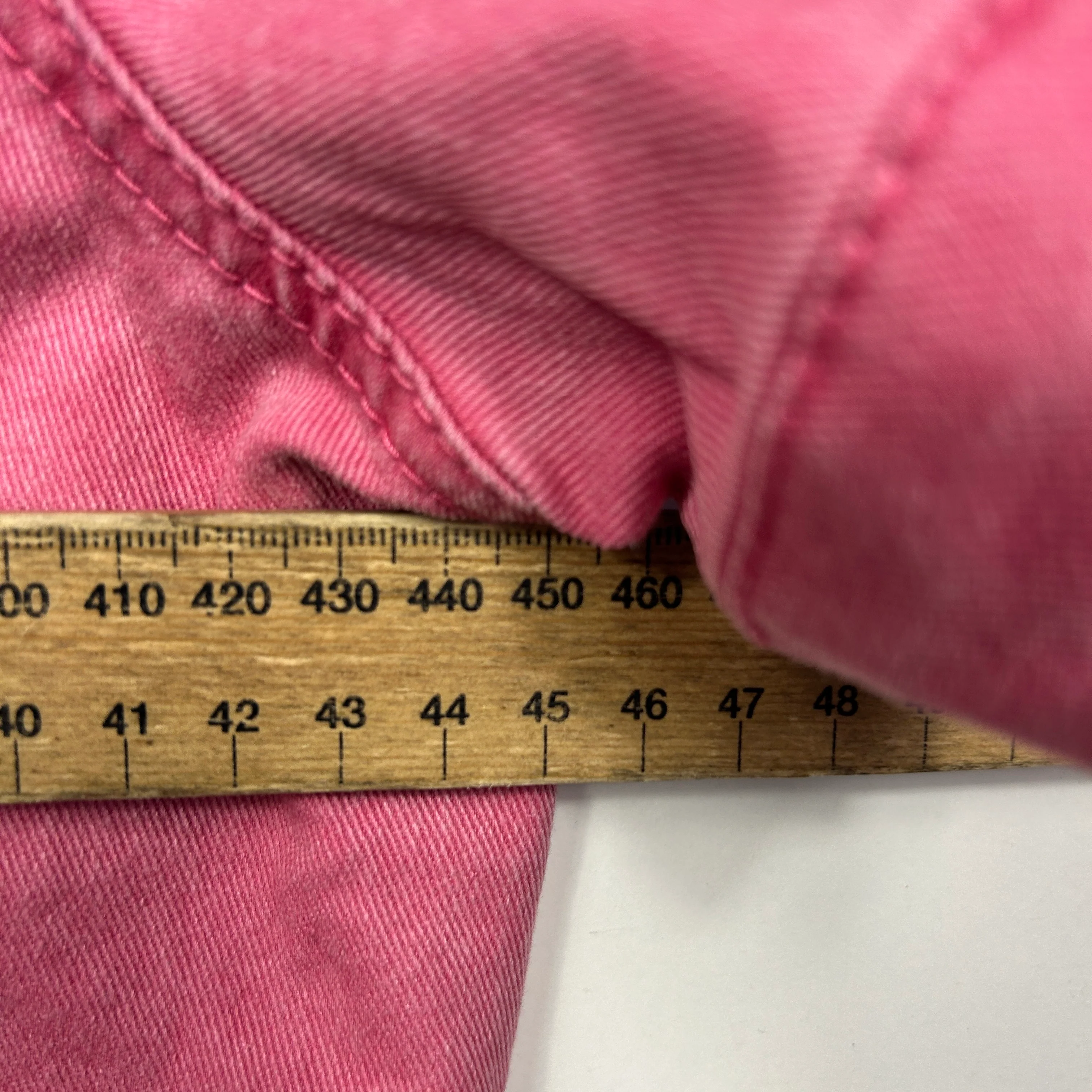 XRD Denim Pink Cropped Denim Jacket - Size 12 - Image 5