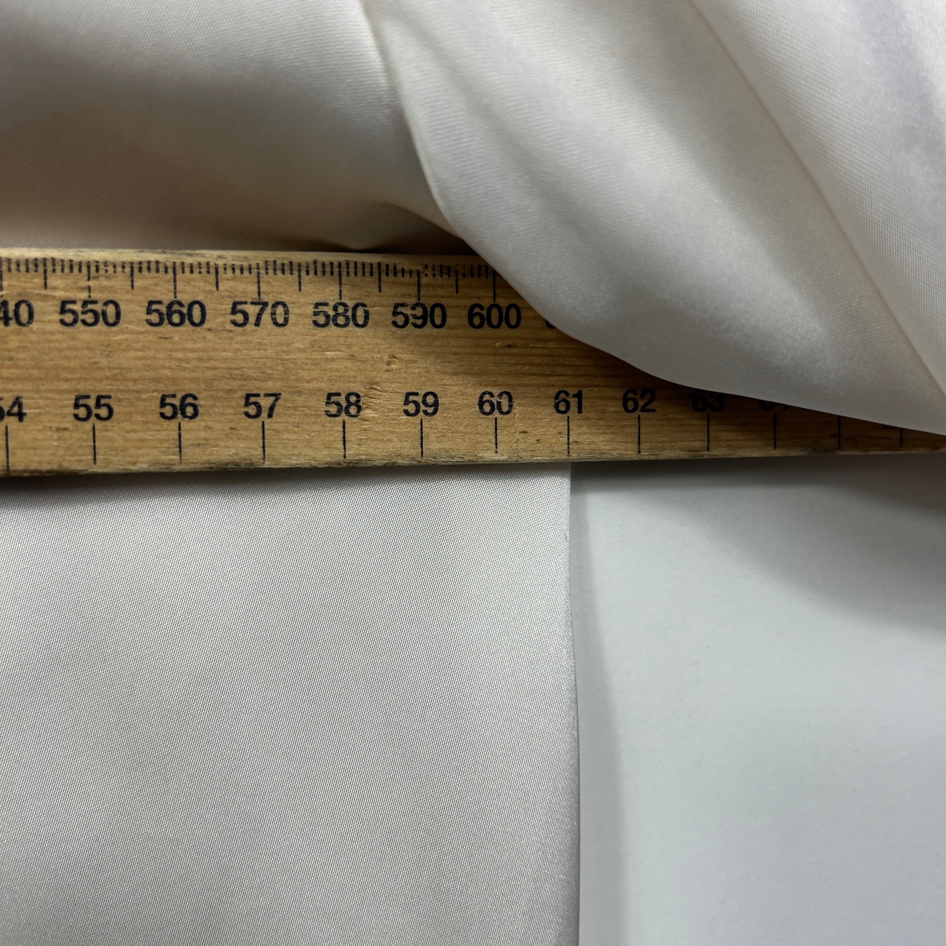 Zara Ivory Satin Shirt - Size XL - Image 5